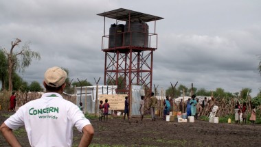 Solar powered water system in South Sudan 