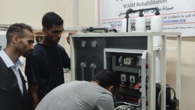 CESVI instals water filter 