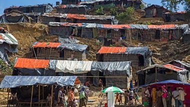 Moynardhona refugee camp in Cox’s Bazar, Bangladesh. Photo: Kieran McConville/Concern Worldwide.