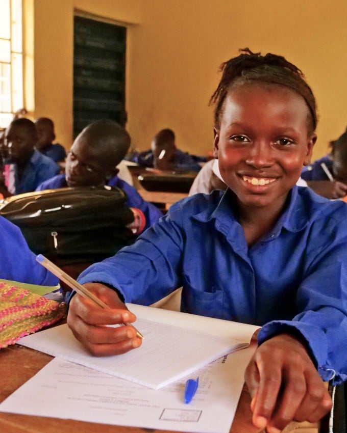 Mariatu Conteh in her classroom