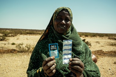 Water purification sachets