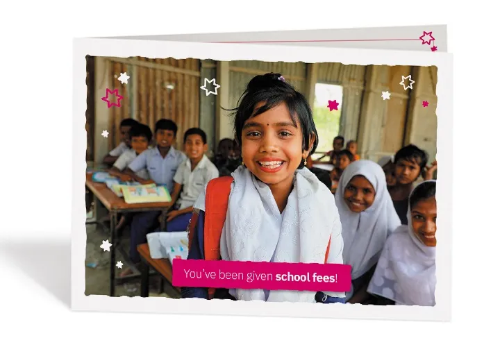You’ll receive a special personalised card to pass on to your friend or loved one. You’ll receive a special personalised card to pass on to your friend or loved one.