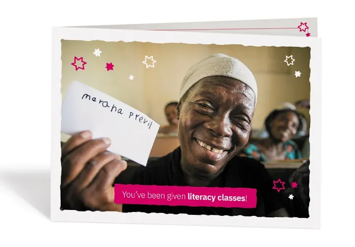 You’ll receive a special personalised card to pass on to your friend or loved one. You’ll receive a special personalised card to pass on to your friend or loved one.