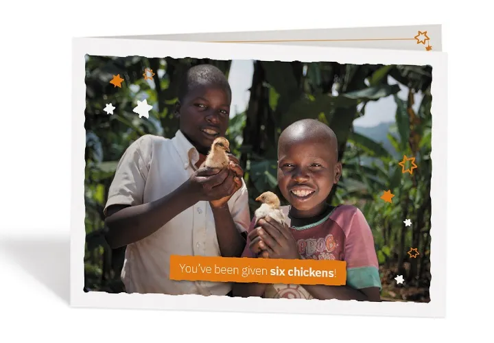 You’ll receive a special personalised card to pass on to your friend or loved one. You’ll receive a special personalised card to pass on to your friend or loved one.