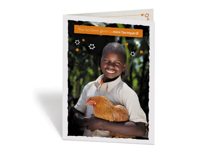You’ll receive a special personalised card to pass on to your friend or loved one. You’ll receive a special personalised card to pass on to your friend or loved one.
