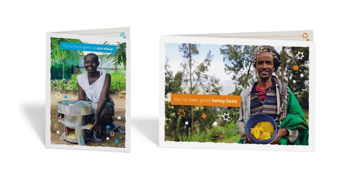 You’ll receive two special personalised cards to pass on to your friend or loved one. You’ll receive two special personalised cards to pass on to your friend or loved one.