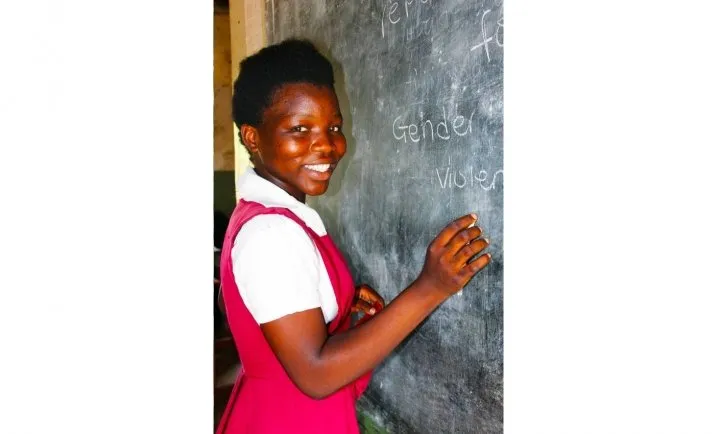 Rebecca, 16, studies a range of subjects including Science & Technology, Creative Arts and Bible Knowledge. Photo: Jason Kennedy / Concern Worldwide Rebecca, 16, studies a range of subjects including Science & Technology, Creative Arts and Bible Knowledge. Photo: Jason Kennedy / Concern Worldwide