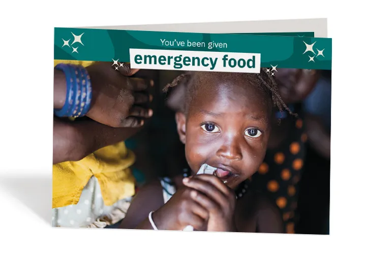 This young child from South Sudan can avoid malnutrition thanks to life-saving sachets of peanut paste. Photo: Steve De Neef / Concern Worldwide This young child from South Sudan can avoid malnutrition thanks to life-saving sachets of peanut paste. Photo: Steve De Neef / Concern Worldwide