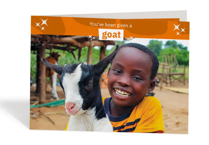 Nkhonde, 8, and Alma the goat have become the best of pals in Siki Village Malawi. Photo: Jason Kennedy / Concern Worldwide Nkhonde, 8, and Alma the goat have become the best of pals in Siki Village Malawi. Photo: Jason Kennedy / Concern Worldwide