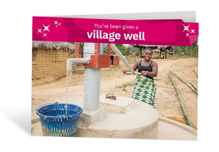This well has had a huge impact on Sadah’s entire community in Toe Town, Liberia. Photo: Gavin Douglas / Concern Worldwide