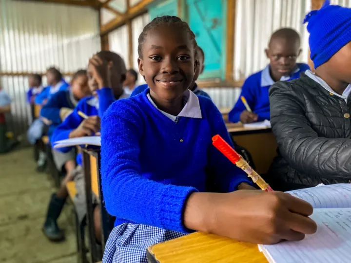 Thanks to Concern, Grace now attends Gatoto Community School in Nairobi, Kenya. Photo: Jennifer Nolan / Concern Worldwide