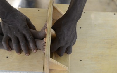 Children being screened for malnutrition at a health post in Toudouni, Niger. Photographer: Chris de Bode/Panos Pictures for Concern Worldwide