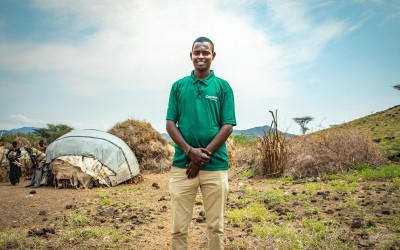 Giro Dima, a health & nutrition officer in Turkana, northern Kenya. Photo: Gavin Douglas