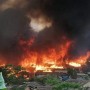 Fire in the Kutupalong Balukhali Extension refugee camp hosting Rohingya refugees in Cox's Bazar, Bangladesh in March 2021. Photo: Concern Worldwide.