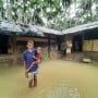 Monsoon conditions in the Rohingya camp