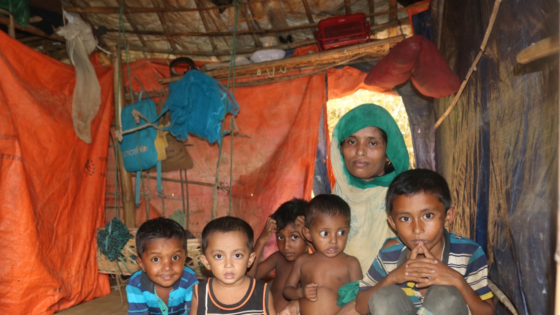 Jaheda and her family