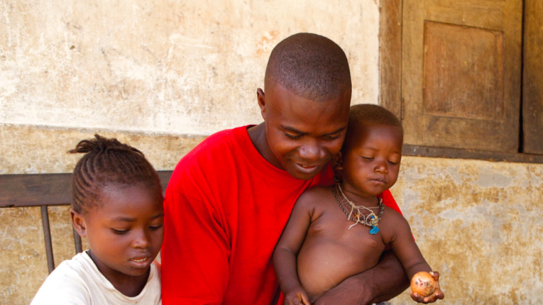 Gibrilla Turay from Petifu Mandugu, Kunike Chiefdom, Sierra Leone. Photo: Concern Worldwide
