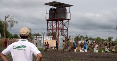 Solar powered water system in South Sudan 