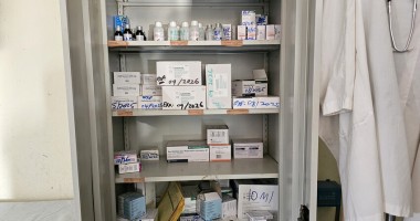 Medicine in a stabilization centre, Northern Bahr el-Ghazal State. Photo: Eugene Ikua/Concern Worldwide