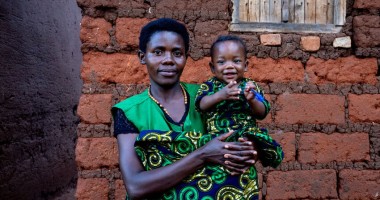 Prisca visits families to monitor child nutrition, support new mothers, and share practical tips on hygiene and healthy feeding. Her work helps build trust, improve health, and drive lasting change in her community. Photo: Eugene Ikua/Concern Worldwide.