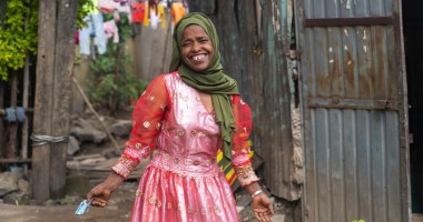 KOICA programme participant Birhani in Addis Ababa. Photo: Eugene Ikua/Concern Worldwide.