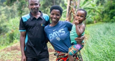 Family in Rwanda