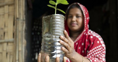 Ruksana* recieve Concern’s training support on nutrition, home gardening and seeds production for better nutritious life and livelihood at Cox's bazar. Photo: Saikat Mojumder/Concern Worldwide.