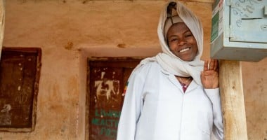 Taimy is a health extension worker specialising in nutrition and healthcare initiatives for mothers and children in Beyeda, Amhara. Photo: Eugene Ikua/Concern Worldwide.
