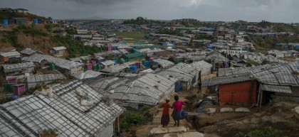 Cox's Bazar Refugee Camp, Bangladesh is the largest displacement camp in the world. It is home to almost 900,000 Rohingya people who have fled violence in Myanmar. Photo: Abir Abdullah/ Concern Worldwide