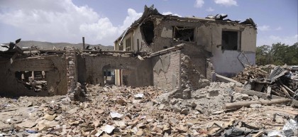 Scenes of destruction in Afghanistan. Photo: Jawad Jalali / EPA / Shutterstock