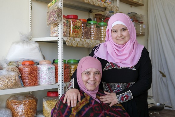 Bushra and her mum, Dalia. “My mother is everything to me," said Bushra. Photo: Darren Vaughan