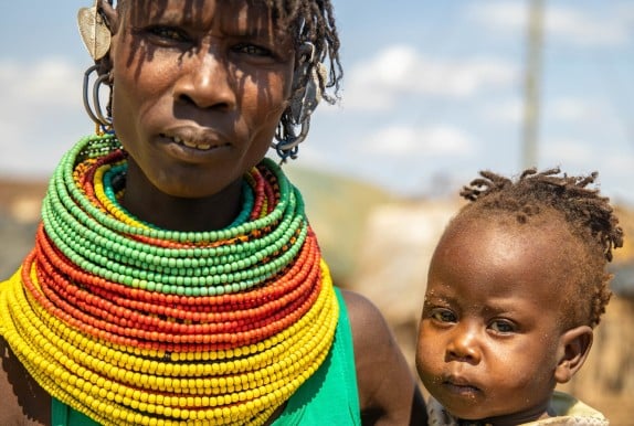 Akiru and Lopoori in Kenya. Photo: Ed Ram / Concern Worldwide