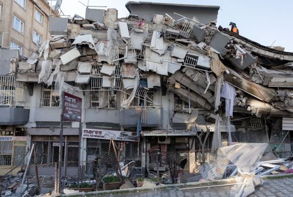 The destroyed southern Turkish town of Kahramanmaras, close to the epicentre. Photo: Bradley Secker/Panos/Concern Worldwide