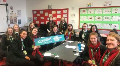 Cambridge House taking part in the FAST Youth Ambassador Training Session, Ballymena. Photo: Concern Worldwide/Northern Ireland/2019