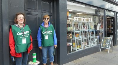 Why not organise a street collection, like our wonderful Ballycastle volunteers pictured