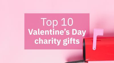 Top 10 Valentine's Day charity gifts.
