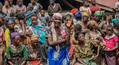 Women of Kisoko site, Masisi, DRC. Photo: Gabriel Nuru/Concern Worldwide.