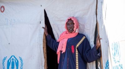 Aichta* in a refugee camp in Eastern Chad. Photo: Eugene Ikua/Concern Worldwide