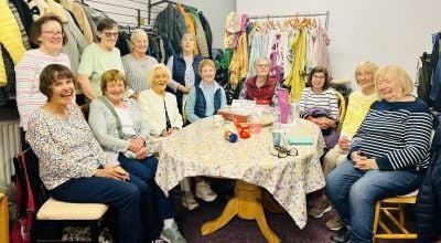 Volunteers at Concern's Ballycastle shop - some of whom have been volunteering for more than 40 years.