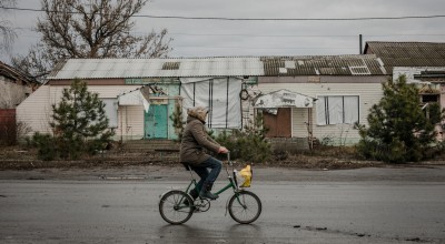 Hontarivka village, Kharkiv Oblast’. Photo: Simona Supino/Concern Worldwide