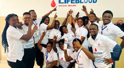 The team from LifeBlood