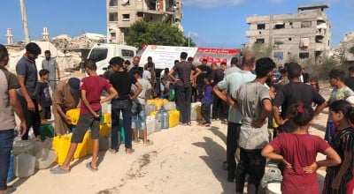 CESVI provides clean water in Gaza 