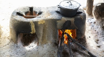 An eco-stove being used in Buchanan, Liberia. Photo: Concern Worldwide.