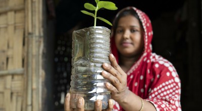 Ruksana* recieve Concern’s training support on nutrition, home gardening and seeds production for better nutritious life and livelihood at Cox's bazar. Photo: Saikat Mojumder/Concern Worldwide.