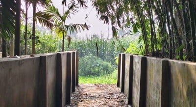 Constructed U-drain. Photo: Md. Noor Islam Chowdhury, GUK.