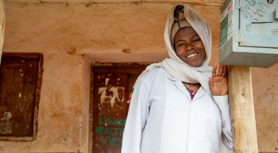 Taimy is a health extension worker specialising in nutrition and healthcare initiatives for mothers and children in Beyeda, Amhara. Photo: Eugene Ikua/Concern Worldwide.