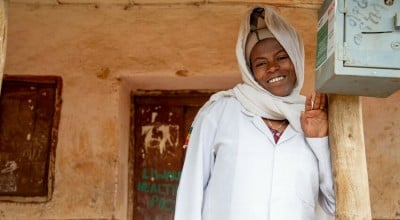 Taimy is a health extension worker specialising in nutrition and healthcare initiatives for mothers and children in Beyeda, Amhara. Photo: Eugene Ikua/Concern Worldwide.