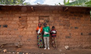 Dionise and Rose have transformed their lives following the Green Graduation Programme raising rabbits and a pig, farming cassava and beans using homemade manure, and selling some of their produce at local markets. Photo: Eugene Ikua/Concern Worldwide.