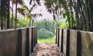 Constructed U-drain. Photo: Md. Noor Islam Chowdhury, GUK.