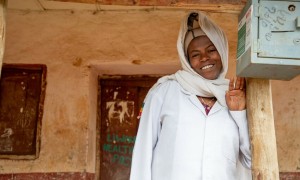 Taimy is a health extension worker specialising in nutrition and healthcare initiatives for mothers and children in Beyeda, Amhara. Photo: Eugene Ikua/Concern Worldwide.
